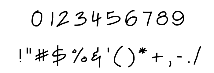 DribbleGuts Font OTHER CHARS