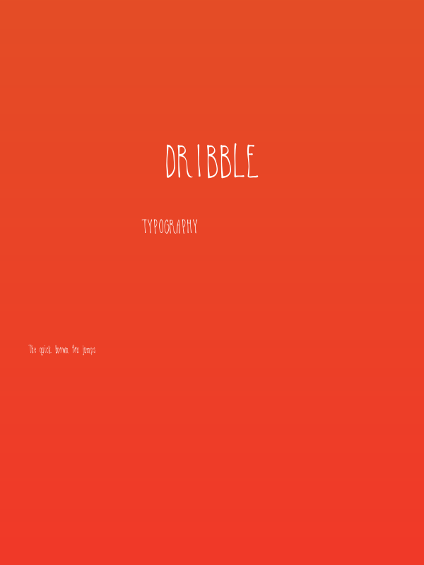 Dribble Poster