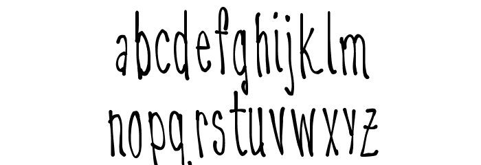 Dribble Font LOWERCASE