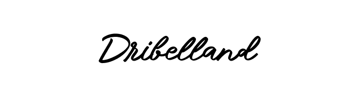 Dribelland  Скачать бесплатные шрифты