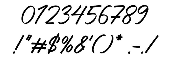 Dribelland Font OTHER CHARS