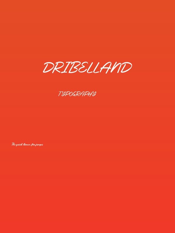 Dribelland Poster