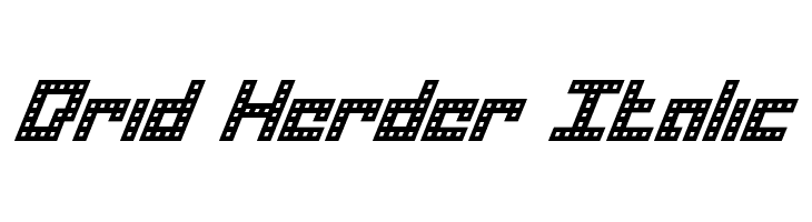 Drid Herder Italic  Frei Schriftart Herunterladen