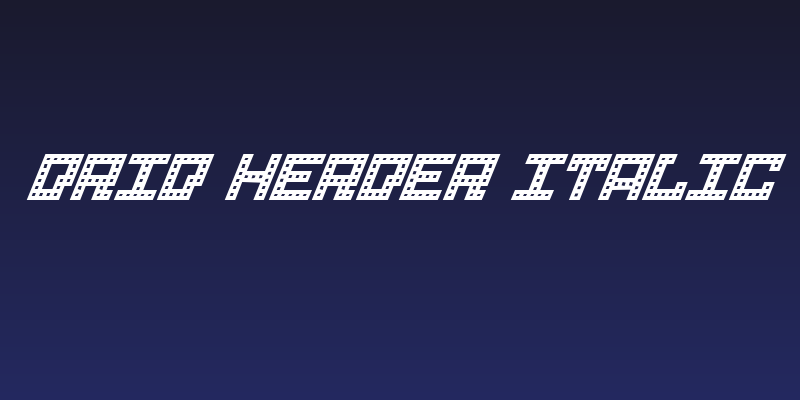 Drid Herder Italic Social Header