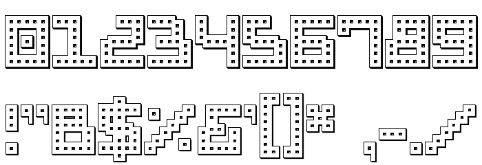 Drid Herder Outline Font OTHER CHARS