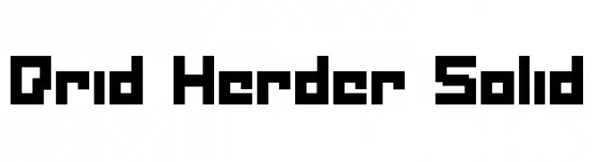 Drid Herder Solid  Free Fonts Download