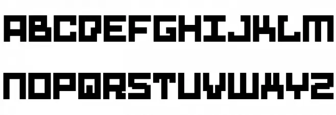 Drid Herder Solid フォント 大文字