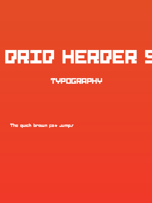 Drid Herder Solid Poster