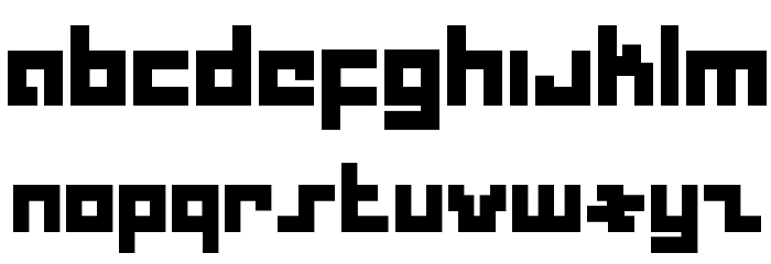 Drid Herder Solid Font LOWERCASE