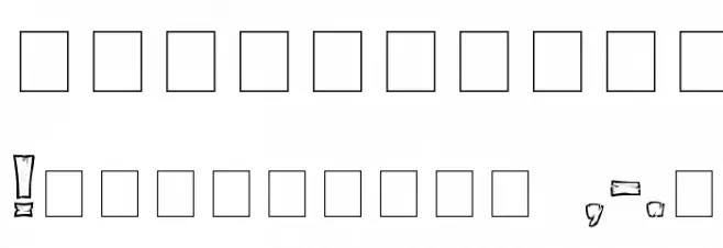 Drift Wood Font OTHER CHARS