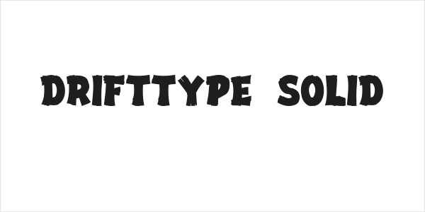 DriftType Solid Logo