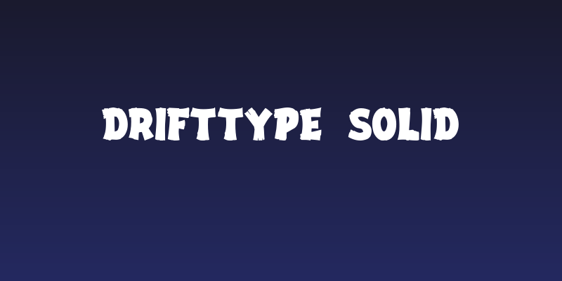 DriftType Solid Social Header