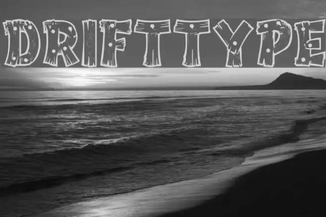 DriftType Font examples