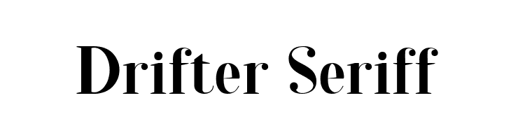 Drifter Seriff  フリーフォントのダウンロード
