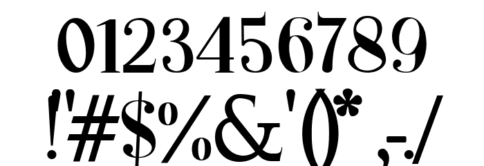 Drifter Seriff Font OTHER CHARS