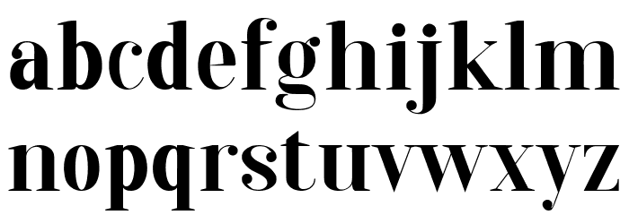 Drifter Seriff Font LOWERCASE