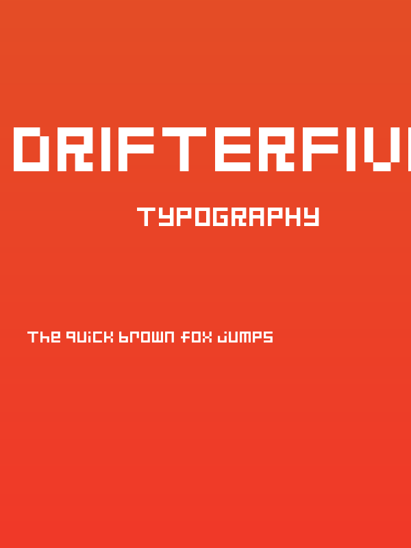 DrifterFiveAl Poster