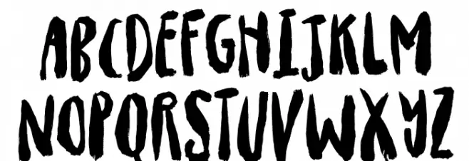 Drillepind DEMO Regular Schriftart Groß