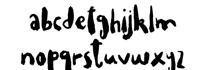 Drillepind DEMO Regular Font LOWERCASE