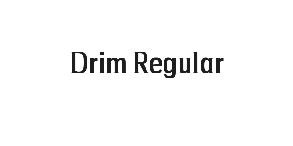 Drim Regular Logo