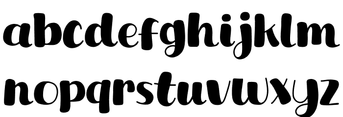 Drink Tea Font LOWERCASE