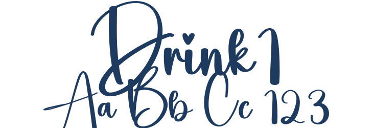 Drink1 Font Preview