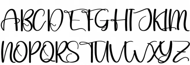 Drink Schriftart Groß