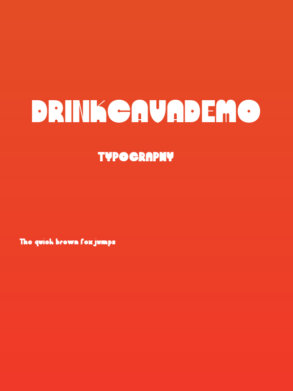 DrinkCavaDEMO Poster