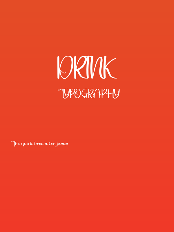 Drink Poster