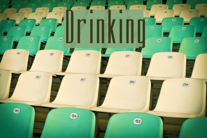 Drinking Font examples