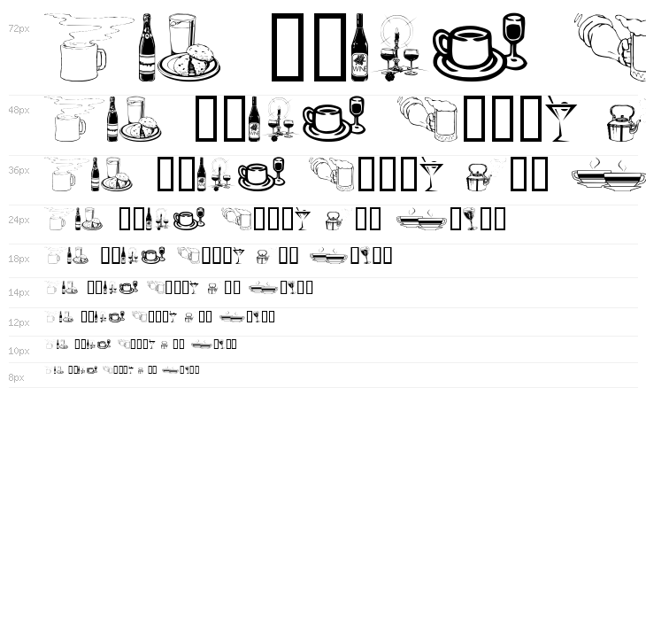 Drinks  Various Waterfall