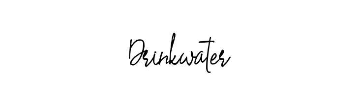 Drinkwater  フリーフォントのダウンロード