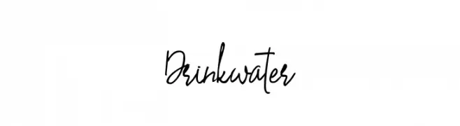 Drinkwater  Fuentes Gratis Descargar