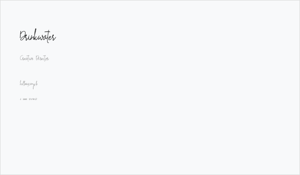 Drinkwater Business Card