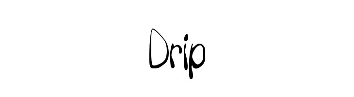 Drip  font caratteri gratis