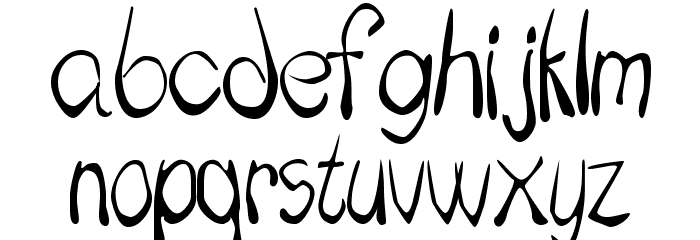 Drip Font LOWERCASE
