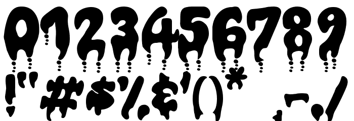 Dripcore フォント その他の文字