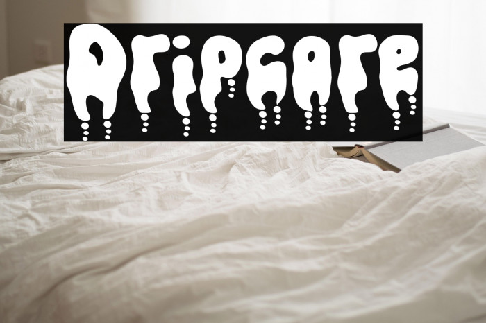 Dripcore フォント examples