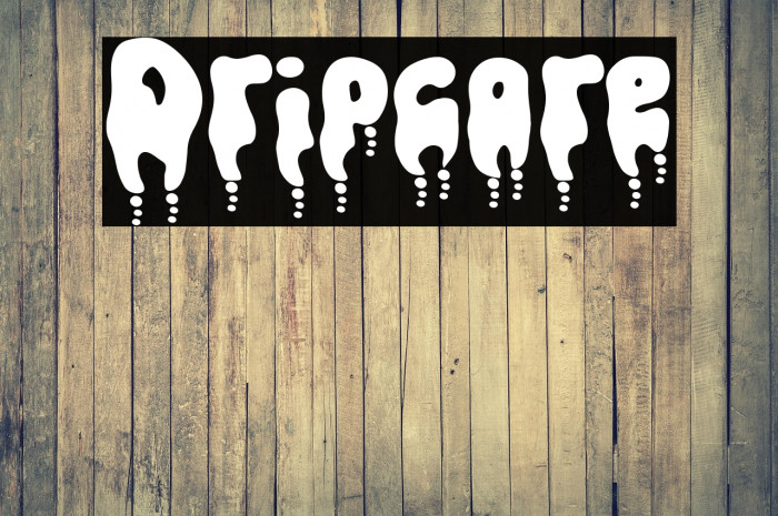 Dripcore フォント examples