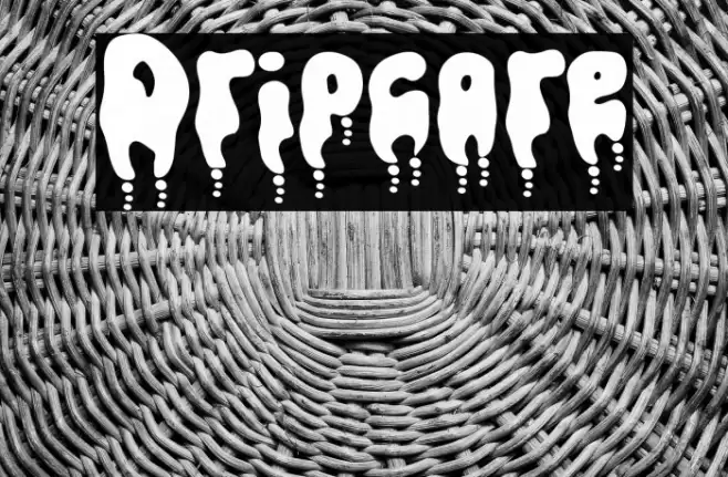 Dripcore Caratteri examples