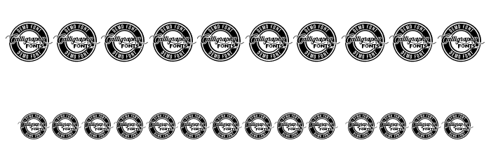 Dripped Ink Demo Font Alte caractere