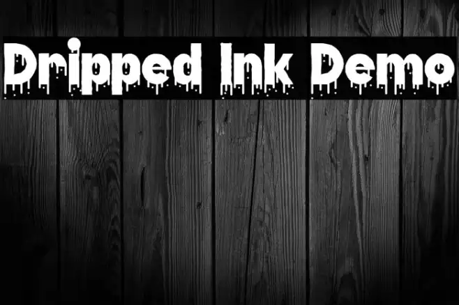 Dripped Ink Demo Example 1