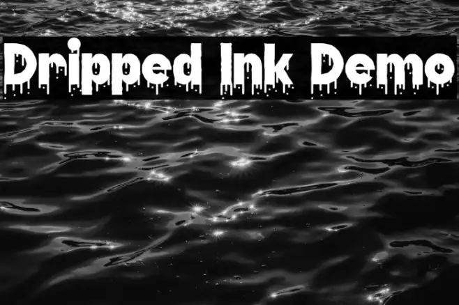 Dripped Ink Demo Example 2