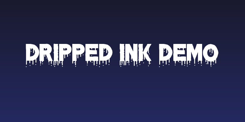 Dripped Ink Demo Social Header