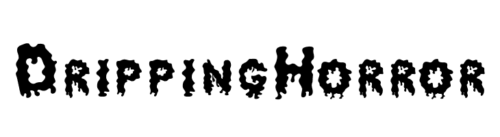 Dripping Horror  font caratteri gratis
