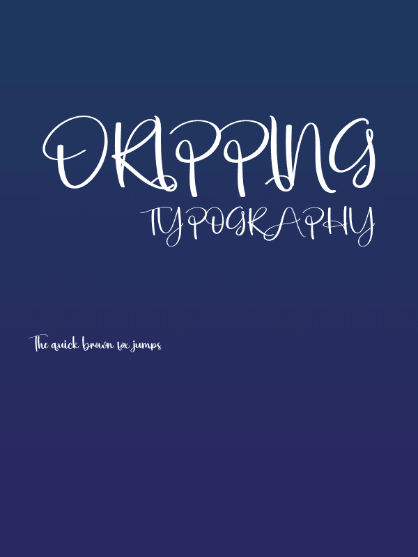 Dripping Poster