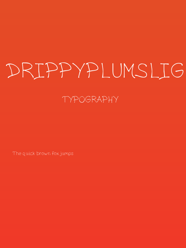 DrippyPlumsLight Poster