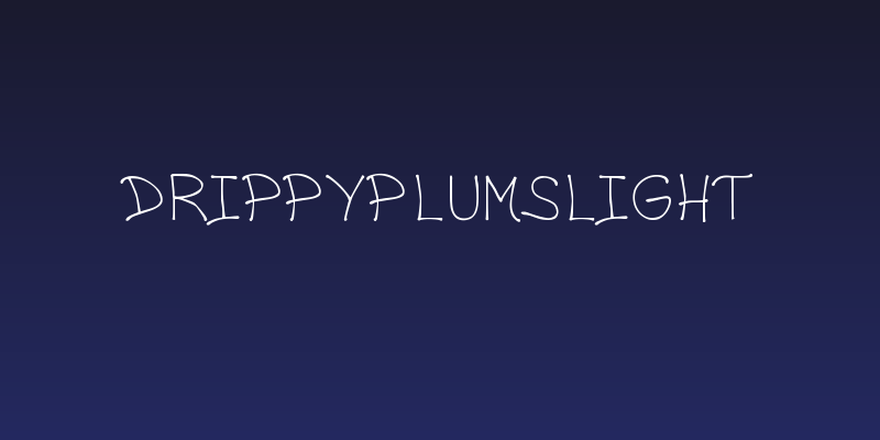 DrippyPlumsLight Social Header