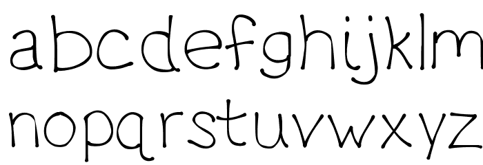 DrippyPlumsLight Font LOWERCASE