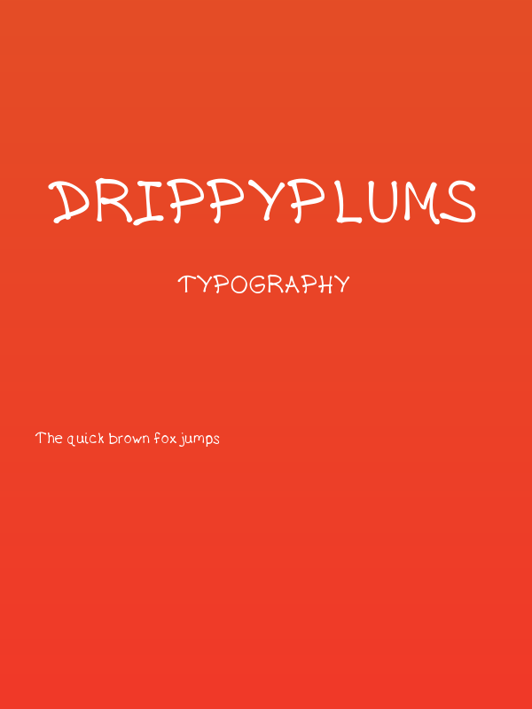 DrippyPlums Poster